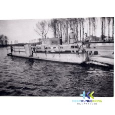 Pannerden Mobilisatie 1939-40 Nederlandse militaren wachtlopen ingekwartierd o.h. Bergsche hoofd .